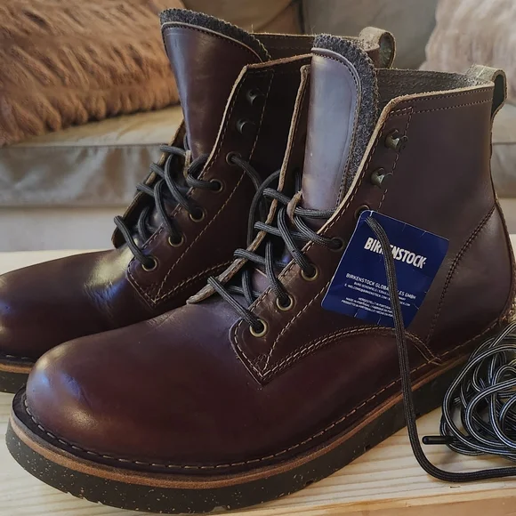 Birkenstock Dark Brown Men's Boots - Picture 9 of 14